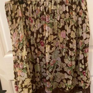 Mac & Jac Floral pleated skirt
